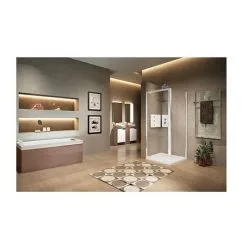 Paroi Fixe Lunes F 2.0 - 0,84 Transparent - Novellini