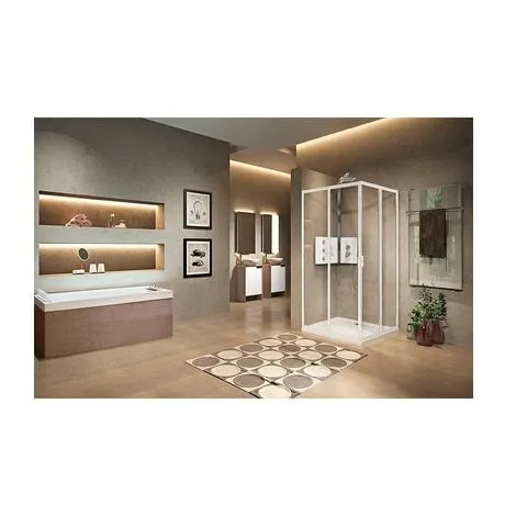 Porte Coulissante Accès D'angle - Transparente - Lunes A 2.0 - 78 Cm - Novellini 1 Porte Coulissante Accès D'angle - Transparente - Lunes A 2.0 - 78 Cm - Novellini