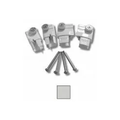 Kit De Roulements Avec Supports LUNES 2P, 2A Chromé Novellini