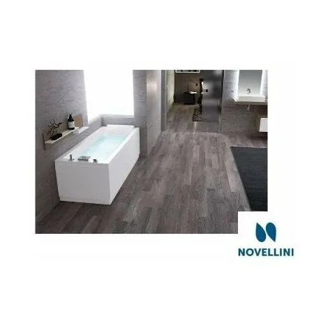 NOVELLINI Baignoire Acrylique Calos 2.0 - Rectangulaire - 1700 X 750mm - Nue Avec Pieds - A Encastrer - Blanc Brillant 2 NOVELLINI Baignoire Acrylique Calos 2.0 - Rectangulaire - 1700 X 750mm - Nue Avec Pieds - A Encastrer - Blanc Brillant – Image 2