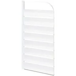 NOVELLINI Pare Baignoire 1 Volet Mobile Rabattable Droite Parois Verre Sérigraphié 150 X 85 Cm