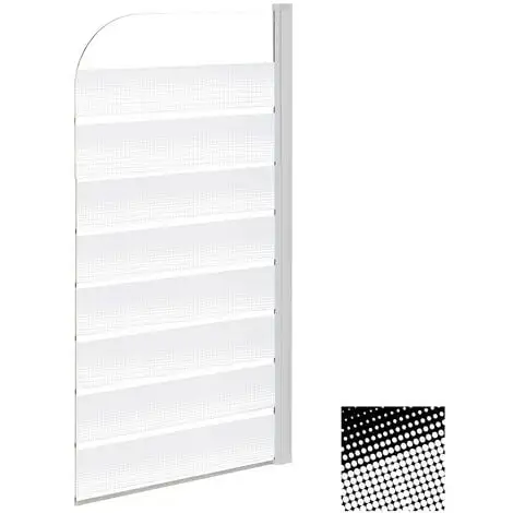 NOVELLINI Pare Baignoire Gauche 1 Volet Rabattable Ecran Parois Verre Sérigraphié 150 X 85 Cm 2 NOVELLINI Pare Baignoire Gauche 1 Volet Rabattable Ecran Parois Verre Sérigraphié 150 X 85 Cm – Image 2