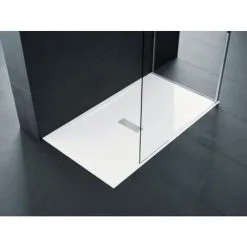 NOVELLINI Receveur Acrylique Blanc Renforcé Et Redécoupable Custom 120 X 90 Cm (ép. 3,5 Cm) Avec Bonde Inspectable à Grille Inox 7 NOVELLINI Receveur Acrylique Blanc Renforcé Et Redécoupable Custom 120 X 90 Cm (ép. 3,5 Cm) Avec Bonde Inspectable à Grille Inox -NOVELLINI Soldes Boutique 19920517 4