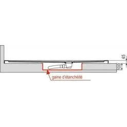 NOVELLINI Receveur Olympic + Acrylique Rectangulaire 160x70x4,5 Cm -NOVELLINI Soldes Boutique 19920664 3