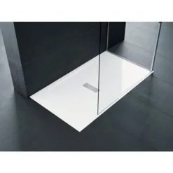 NOVELLINI Receveur Acrylique Blanc Renforcé Et Redécoupable Custom 120 X 80 Cm (ép. 3,5 Cm) Avec Bonde Inspectable à Grille Inox 7 NOVELLINI Receveur Acrylique Blanc Renforcé Et Redécoupable Custom 120 X 80 Cm (ép. 3,5 Cm) Avec Bonde Inspectable à Grille Inox -NOVELLINI Soldes Boutique 19920665 4