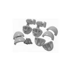 Kit De Roulements Inférieur Pour Paroi KING 2P Novellini, Blanc. Novellini