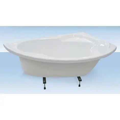 NOVELLINI Baignoire D'angle Asymétrique VOGUE - Angle à Gauche - Dimensions : 165 X 85 Avec Pieds - Sans Tablier - Couleur : Blanc 4 NOVELLINI Baignoire D'angle Asymétrique VOGUE - Angle à Gauche - Dimensions : 165 X 85 Avec Pieds - Sans Tablier - Couleur : Blanc – Image 4