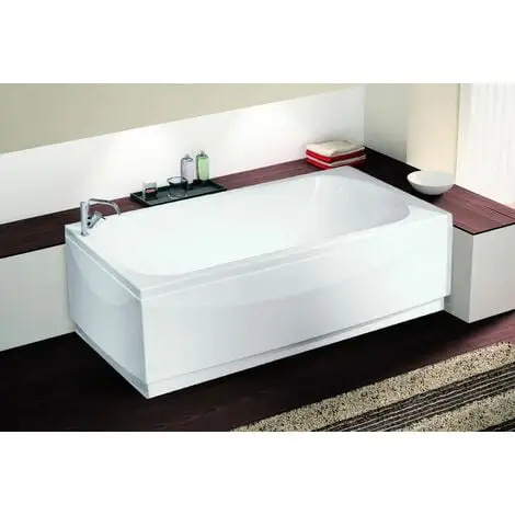 NOVELLINI Baignoire CALYPSO - Dimensions : 170 X 75 Cm - Couleur BLANC 2 NOVELLINI Baignoire CALYPSO - Dimensions : 170 X 75 Cm - Couleur BLANC – Image 2