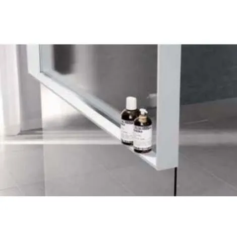 NOVELLINI Paroi KUADRA HF FRAME Avec étagères Porte-objets - Blanc 114 Cm 4 NOVELLINI Paroi KUADRA HF FRAME Avec étagères Porte-objets - Blanc 114 Cm – Image 4