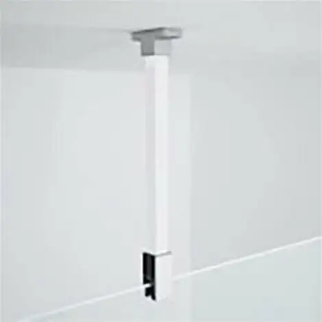 NOVELLINI Embouts De Fixation De La Barre De Renfort Au Plafond. KUADRA H - POCH.VIS /PLASTIQUE BARRE DE RENF.AU PLAFOND CHROME 1 NOVELLINI Embouts De Fixation De La Barre De Renfort Au Plafond. KUADRA H - POCH.VIS /PLASTIQUE BARRE DE RENF.AU PLAFOND CHROME