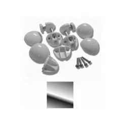 Kit De Roulements Supérieur Pour Paroi KING 2P Novellini, Chrome. Novellini